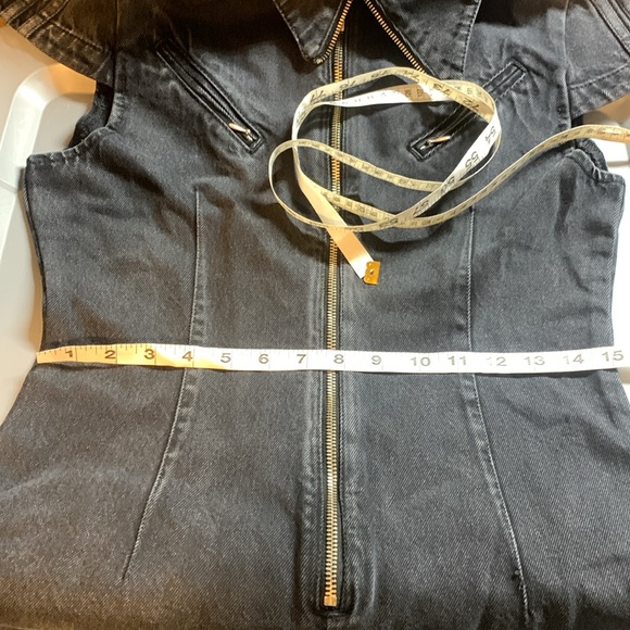 Adidas Fashion Montreal Denim Playsuit Black 
Size Small - Picture 15 of 15